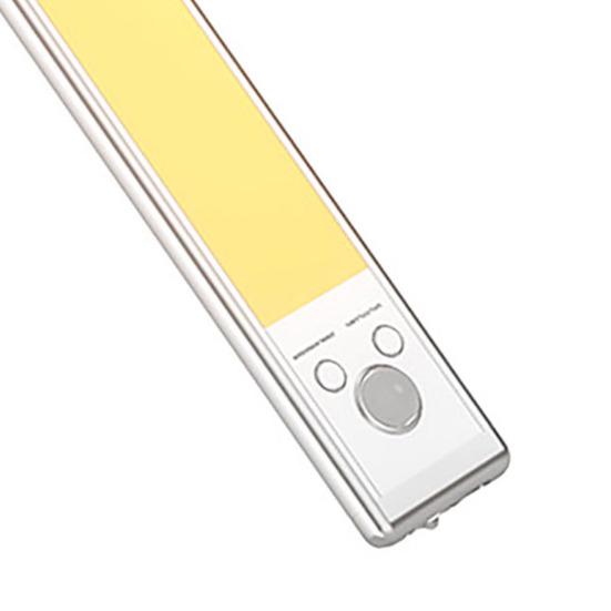 Motion Sensor Light Rechargeable Magnetic Night Light Adjustable Brightness Color Wireless LED Lighting for Closet Hallway