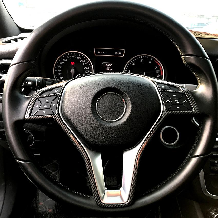 Applicable To the Old Mercedes-Benz A-class B-class C-class CLA GLA GLK CLS-class Steering Wheel Decorative Frame Modification