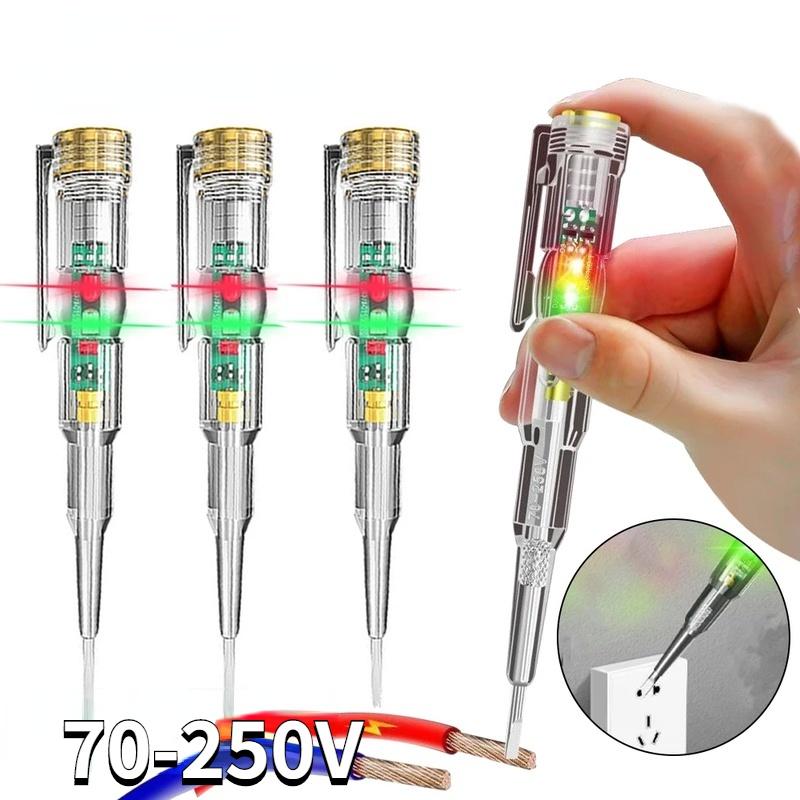 Intelligent Voltage Tester Pen 70-250V Induction Power Detector Pen Electrical Screwdriver Indicator Circuit Tester