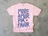 More Amor Por Favor TShirt  Funny Portuguese Love Graphic Tee  Cute Red Heart Streetwear Shirt Casual Short Sleeve Cotton Top