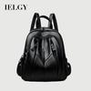 Ladies' Backpack - PU Leather, Water Repellent, Perfect for Travel & Commuting