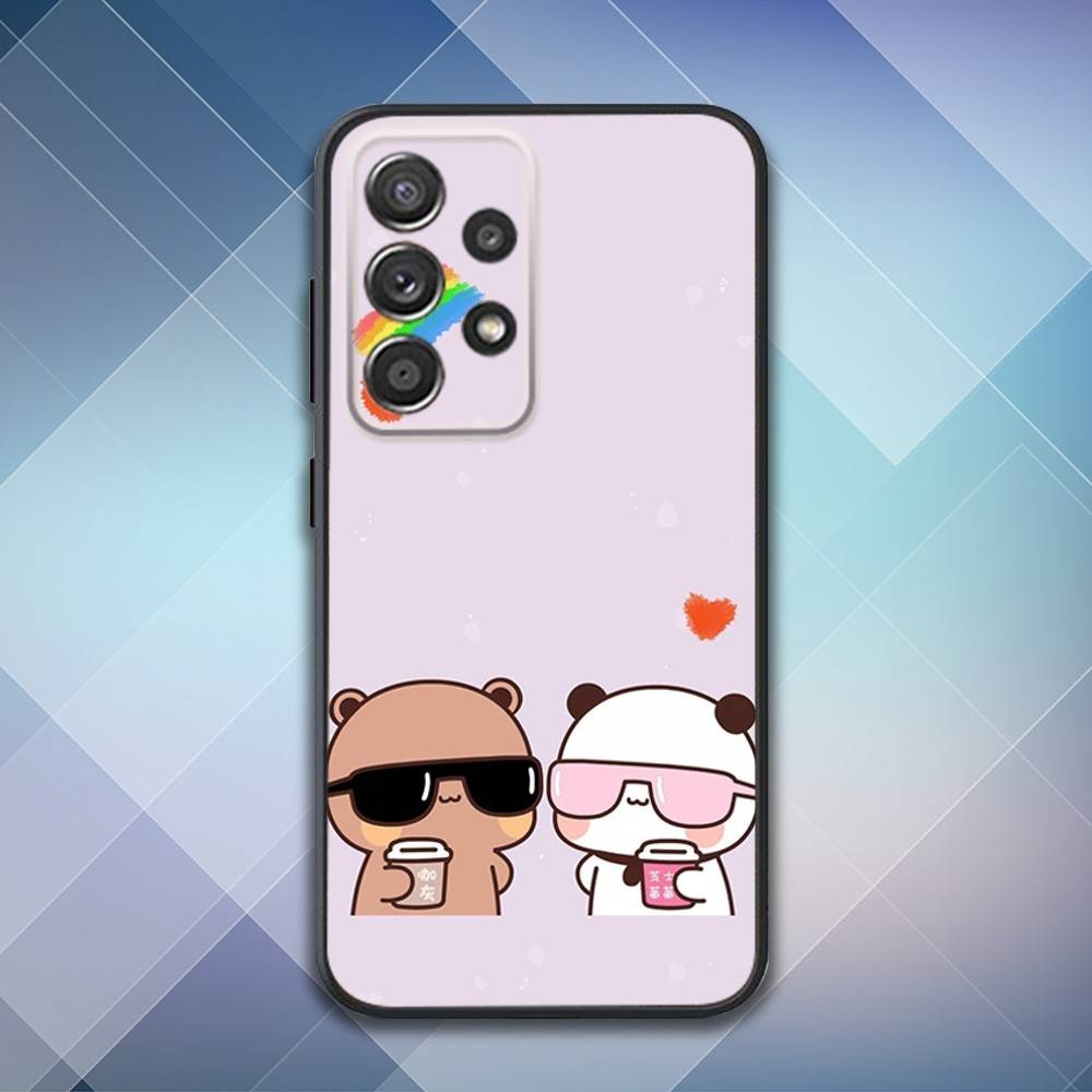 

Cute Cartoon BUBU DUDU Phone Case For Samsung S25,S24,S21,S22,S23,S30,Ultra,S20,Plus,Fe,Lite,Note,10,9,5G Black Cover Samsung S25
