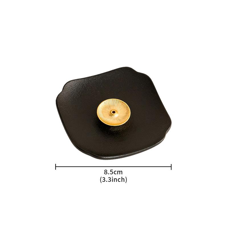 Ceramics Incense Stick Holder Incense Burner Stick Holder Line Plate Sandalwood Coil Base Yoga Studios Home Decoration Gift