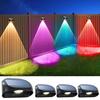 KAWELL Solar Lights, Outdoor Garden Sensor Fence Lights, Porch Lights, Light Sensor, 10 Light Modes, 8 Colors, Automatic On/Off, Waterproof, IP54, Nam