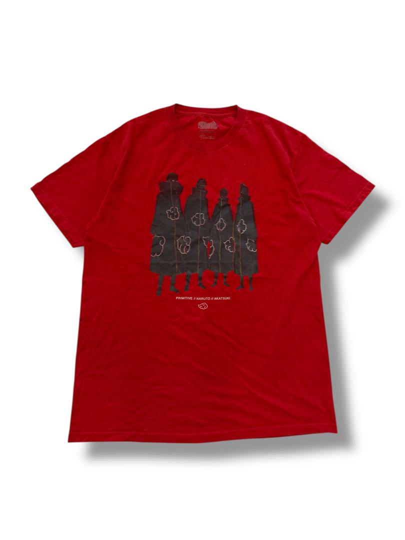 

[USED] Extremely rare 2000s Naruto Uzumaki Akatsuki T-shirt, vintage Haruki clothing