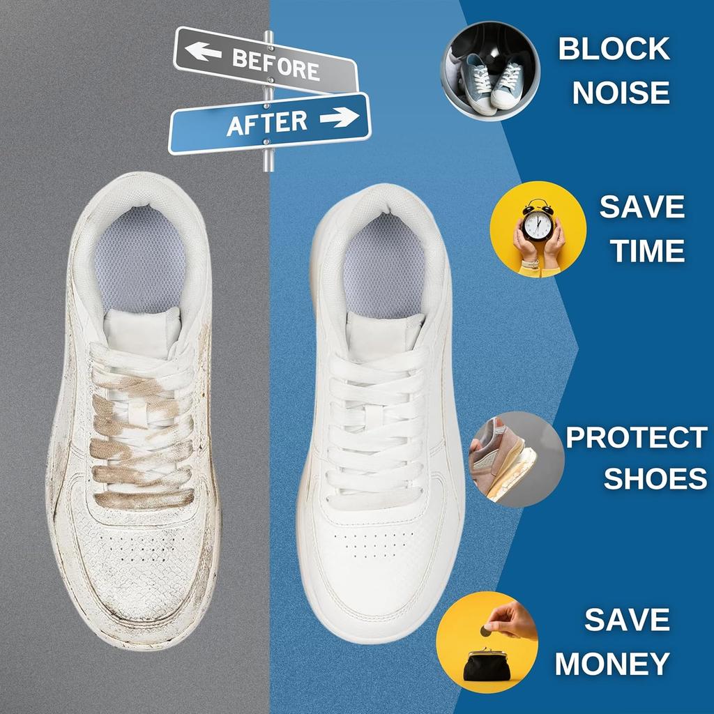 Shoe Washing Machine Bag - 360° Deep Clean Shoe Washing Bag for All Shoe Types - Durable Shoe Bag for Washing Machine - Laundry Shoe Bag with Fluffy