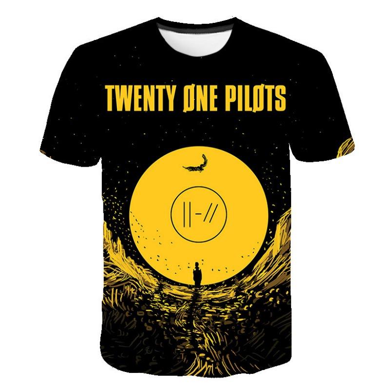 Letní trendy personalizovaná kreativní kulatá vzorovaná 3D digitálně potištěná trička s krátkým rukávem pro muže a ženy