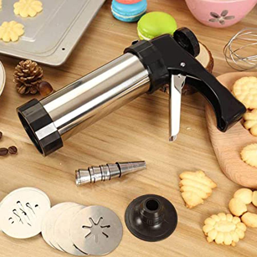 Biscuit Maker Cookie Gun Machine Cookie Making Cake Decoration Press Molds Pastry Piping Nozzles Cookie Press Kit