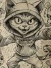 Heren Katten Grafische Print T-shirt Casual Korte Mouw Ronde Hals Tee Herenkleding Voor Zomer Buiten Sportkleding Top T-shirts Man