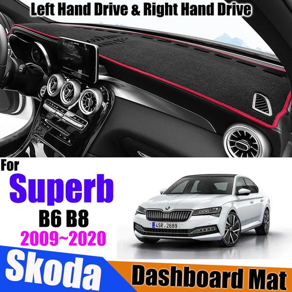 

For Superb 2 3 B6 B8 2009-2020 MK2 MK3 Anti-Slip Mat Dashboard Cover Pad Sunshade Dashmat Cover Car Accessories