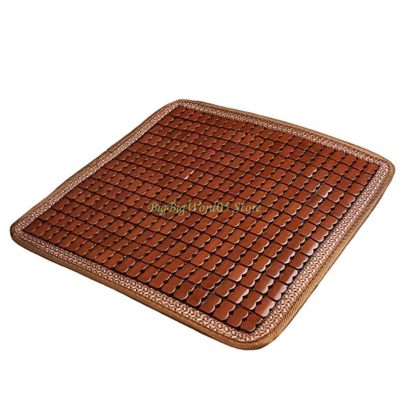 24TE Bamboos Seats Cover Bamboos Seats Mats for Breathable Comfortable in Offices Car