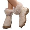 Large Size Women's Shoes Snow Boots Winter New Velvet Women's Shoes Warm Boots Cotton Shoes