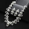 2026 Fashion Pearl Rhinestone Set Chain Women's Explosive Bridal Set Accessories Niche Temperament Clavicle Chain