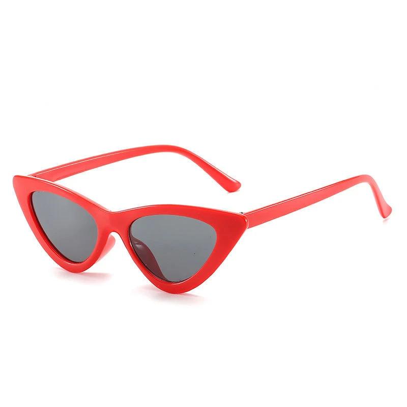 Klassische Dreieck Cat-Eye Sonnenbrille Für Damen High-End Stilvoll Hipstergirl Strandbrille Outdoor Nutzung Camping Oculos De Sol