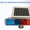 Solar Powered Red & Blue Emergency Warning Strobe Light