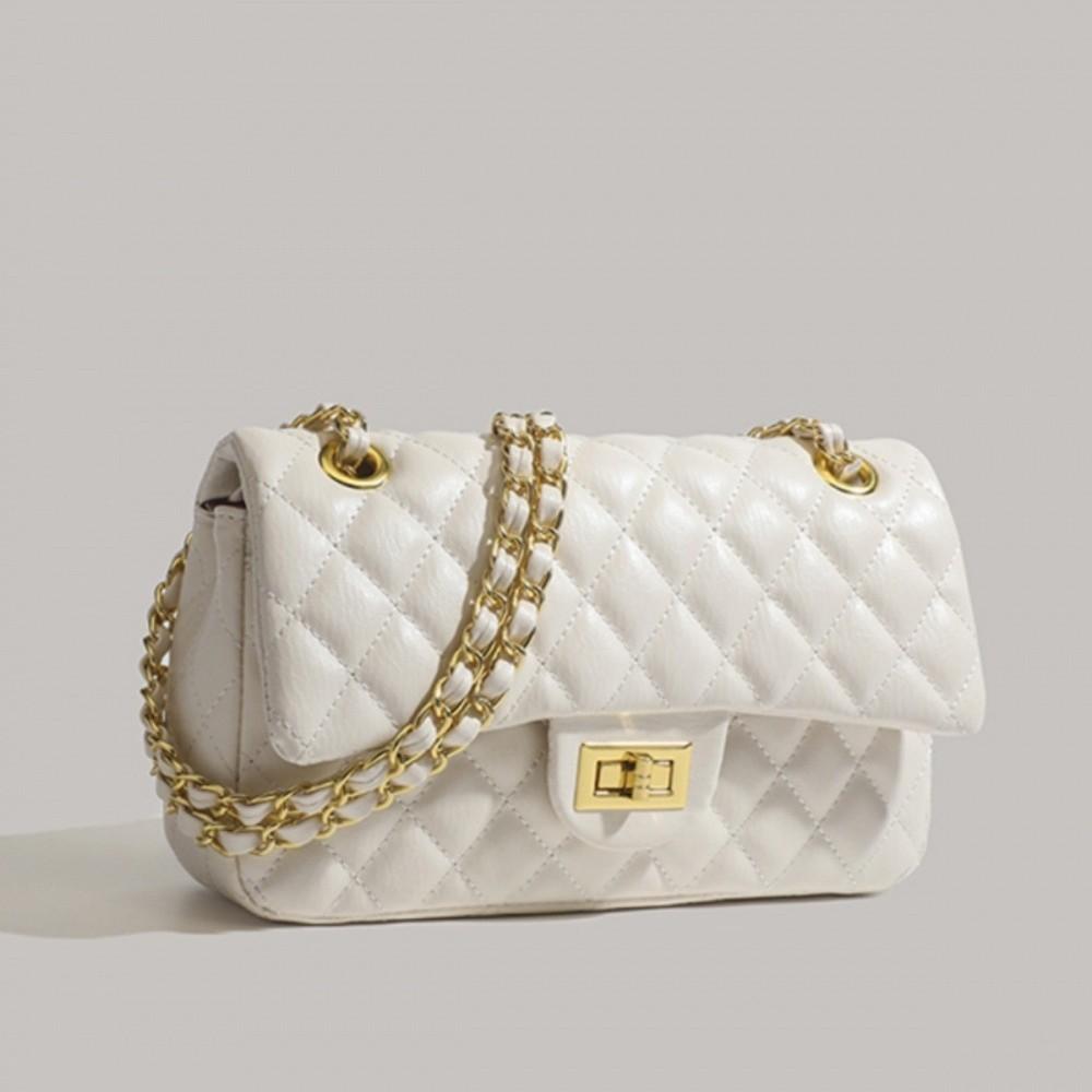 Dámská kabelka Pokročilý smysl Malá vůně Kabelka Diamantový řetízek Kabelka Dámská crossbody taška přes rameno