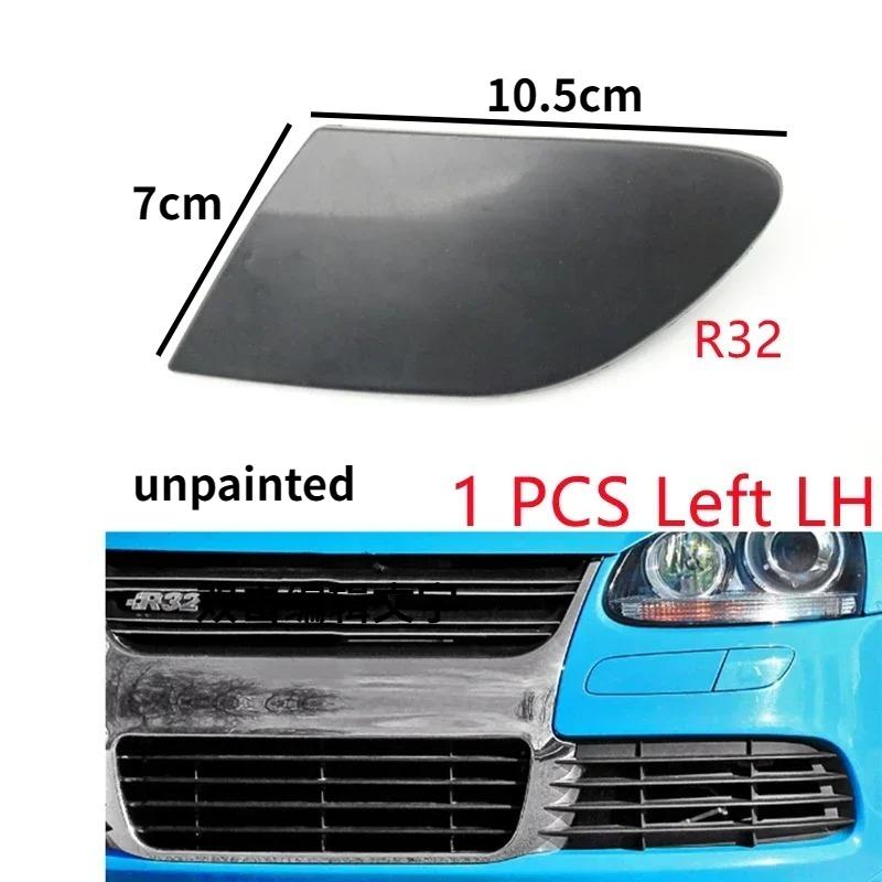 Front Bumper Headlamp Cover Head Light Washer Nozzle Cap For VW Golf V MK5 GTI R32 2003-2009
