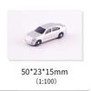 10Pcs 1:100 Painted Mini Model Cars Toys Scale Parking Scenery Railway Modeling