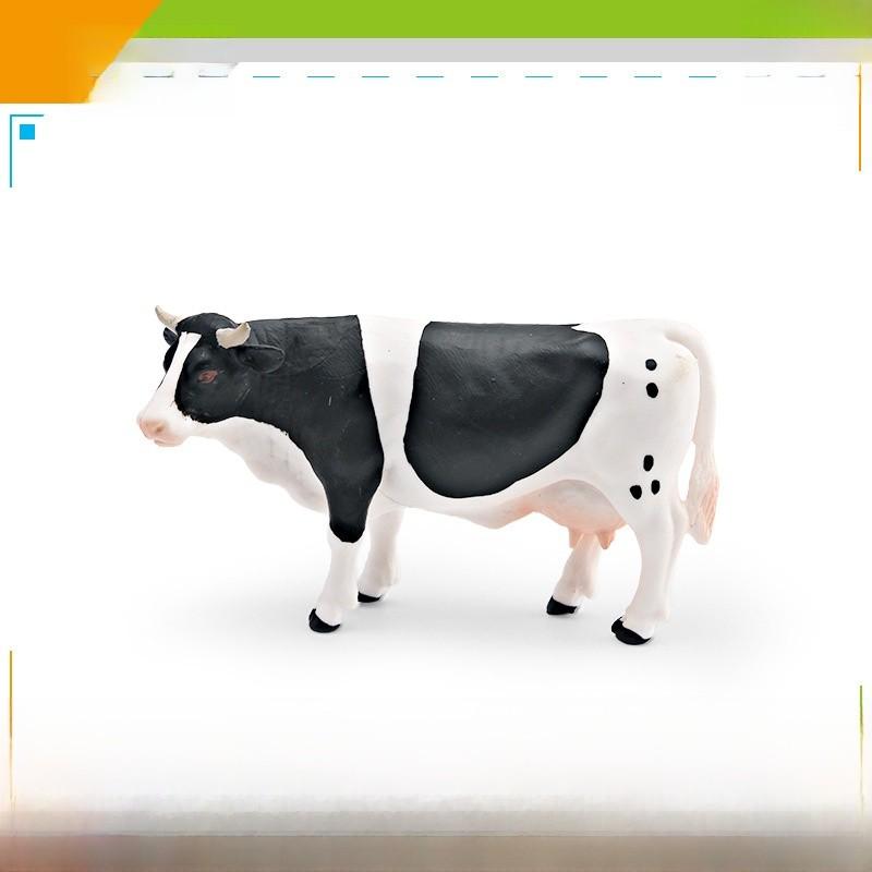 Pvc Farm Cow Long Horned Bull Yellow Cattle Model For Kids Learning Toy And Home Decoration