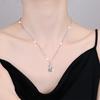 S925 Silver Necklace Women's Light Luxury Niche Swan Pendant 1 Carat D Color Moissanite Collarbone Chain Fashion Jewelry 2026
