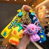 6cm Pokemon Anime Figure Eevee Pikachu Vaporeon Umbreon Glaceon PVC Figure Keychain Bag Keyring Children's Toys Birthday