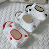 Portable Ins Simple Fabric Tissue Box Hanging Wet Wipes Case Storage Pouch Fit for Car Home Kitchen Use