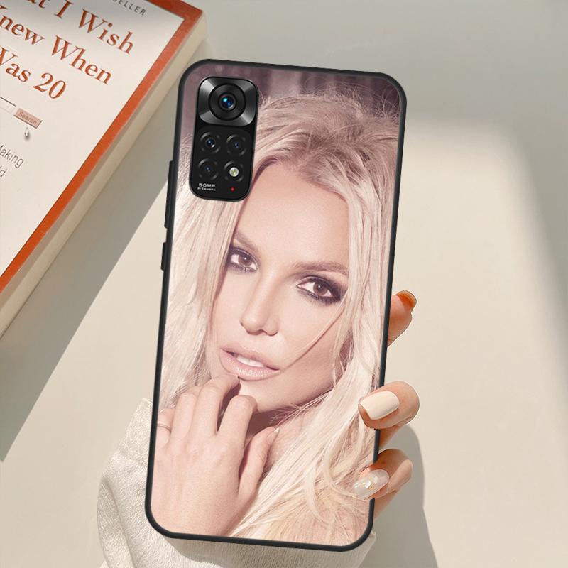 Britney Spears Case For Xiaomi Redmi Note 10 8 9 11 Pro 8T 9S 10S 11S Redmi 10C 9C 9A 9T K50 K40 Gaming