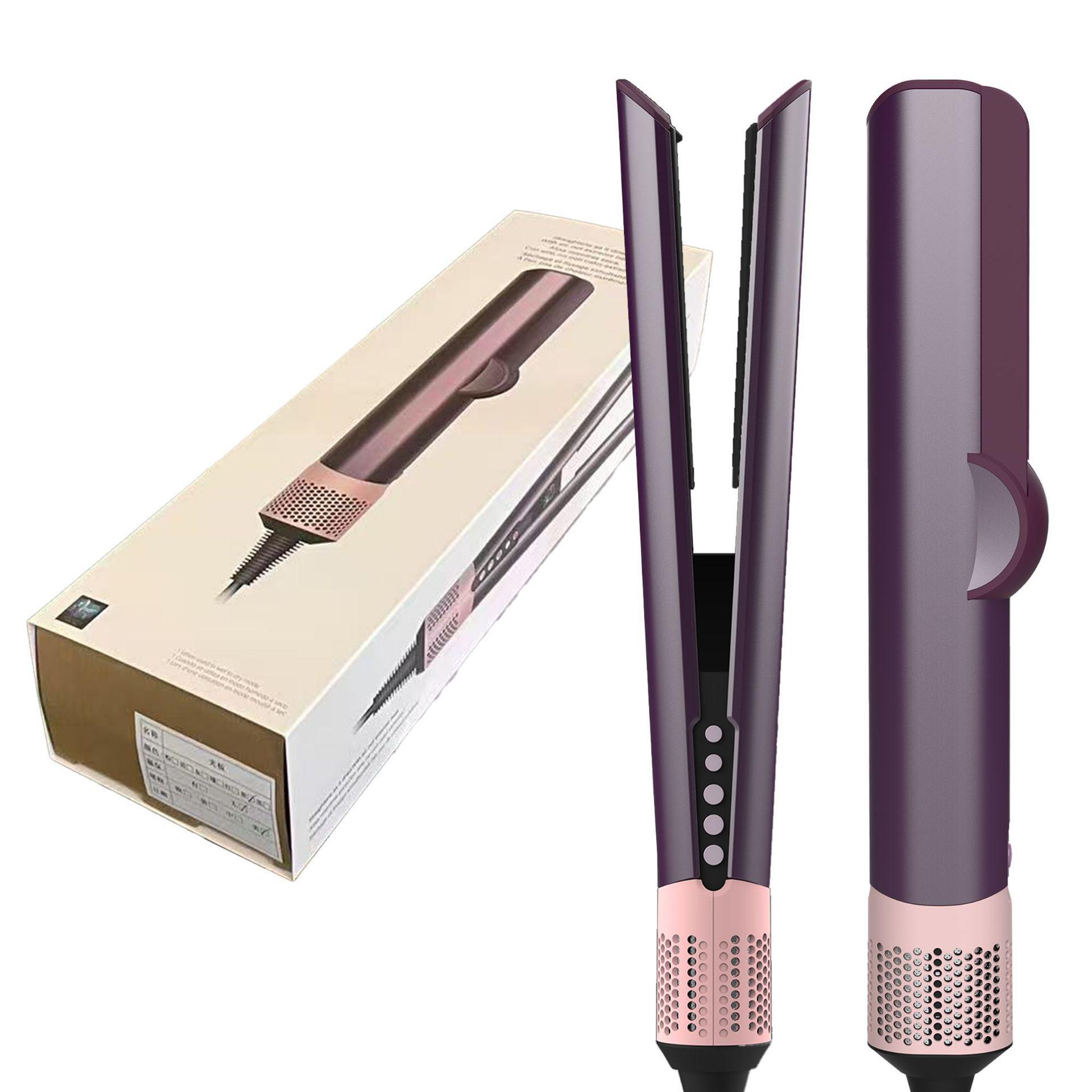 HT01 Hair Dryer & Straightener: Dual-Use, Wet & Dry, Non-Damaging Styling Tool 1.8m US Plug