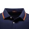 2025 Autumn New Men's Long Sleeved Polo Shirt, Solid Color Men's Top with Lapel, Versatile Polo Shirt for Men