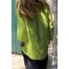 Women's Fashion Casual Spring Autumn Solid Color Print Long Sleeve O-Neck Blouses & Shirts