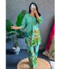 Indian Women Designer Cotton Flex Kurta Pant Cord Set Party Wear Top Tunic Kurti Dress