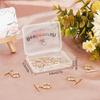 Beebeecraft 10 Sets 18K Gold Plated Toggle Jewelry Clasps Connectors Round Ring Toggle T Bar Clasps Sets for Necklace Bracelet Earring Making,