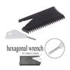 Surfboard Wax Comb Scraper with Fins Key Surfboard Wax Cleaner Maintenance Tool NonSlip Wax Scraping Comb for Water Sport