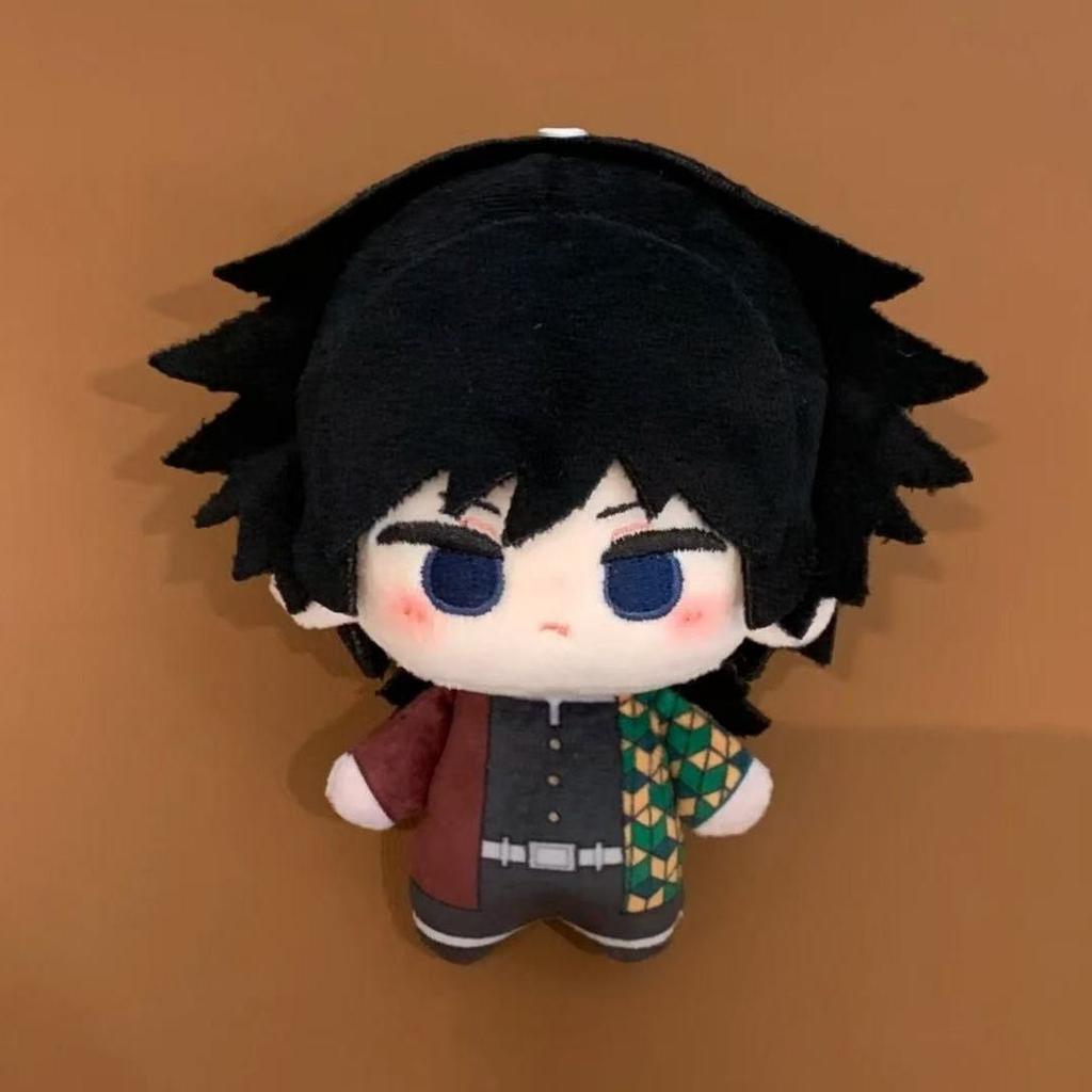 10cm Anime Demon Slayer Kimetsu No Yaiba Plush Kamado Tanjiro Agatsuma Zenitsu Hashibira Inosuke Tomioka Giyuu Pendant Doll Toys Cuddly Stuffed Fluffy