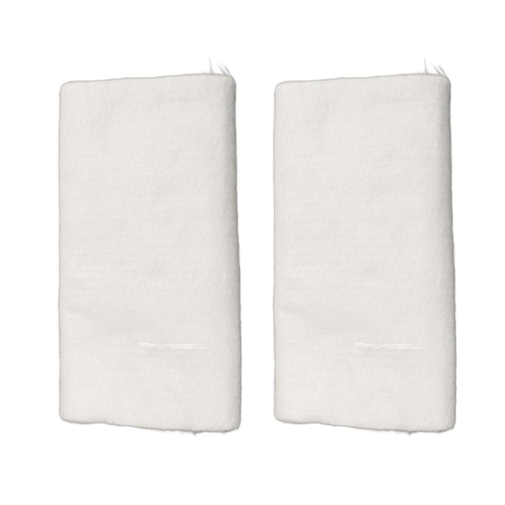 2 Pcs Motorcycle Exhaust Pipe Silencer Cotton Fiberglass 35x25cm Sound Absorbing Packing Cloth