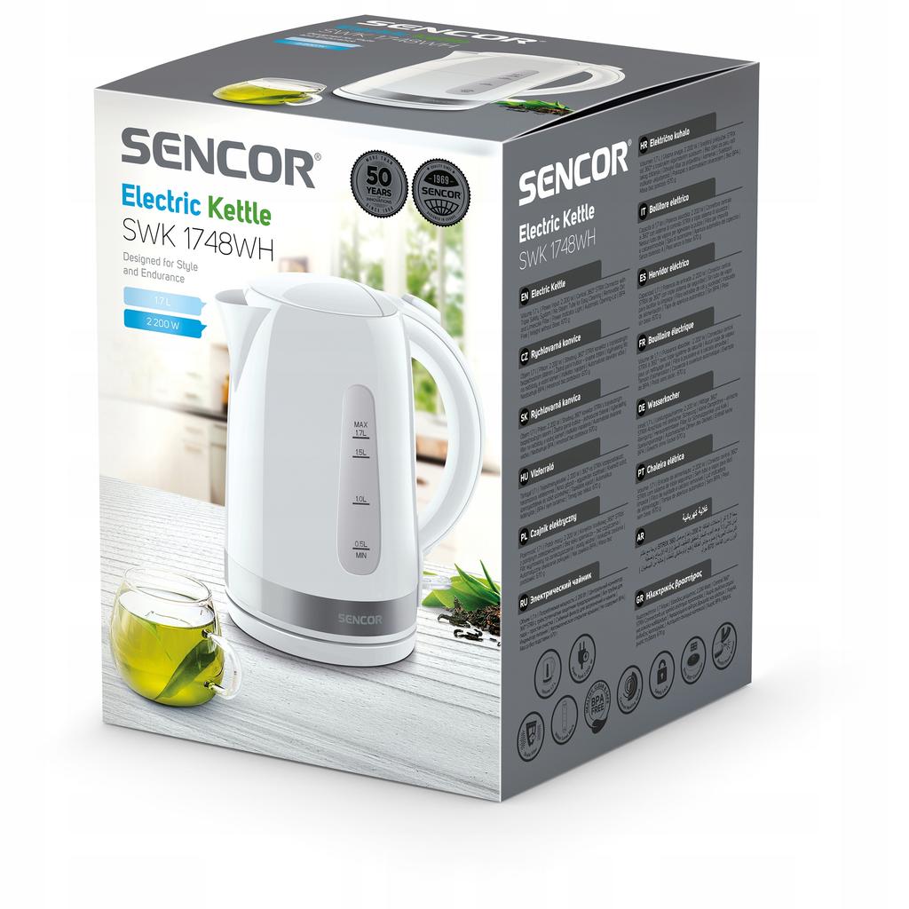 Sencor SWK 1748WH Electric Kettle 2200W 1.7L White