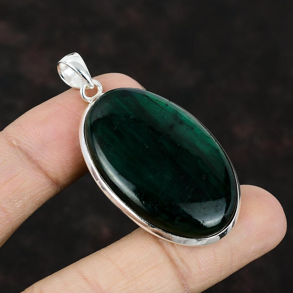 Green Fire Labradorite Pendant Natural Gemstone Pendant 925 Sterling Silver Pendant Handmade Jewelry Anniversary Gift Latest Design Pendant