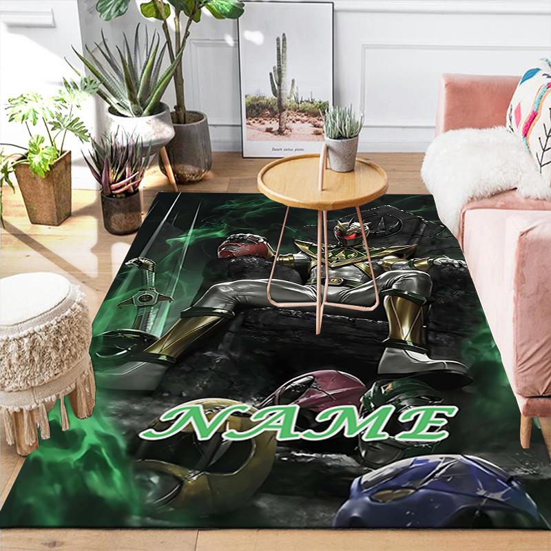 Custom 1Pc Power Rangers Adventure Rug Office Carpet Indoor Outdoor Entrance Doormat Nonslip Soft And Comfortable Living Room D2915216