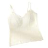 Pure lace suspender bra one-piece with chest pad, thin shoulder straps, thin outer wear and inner base.