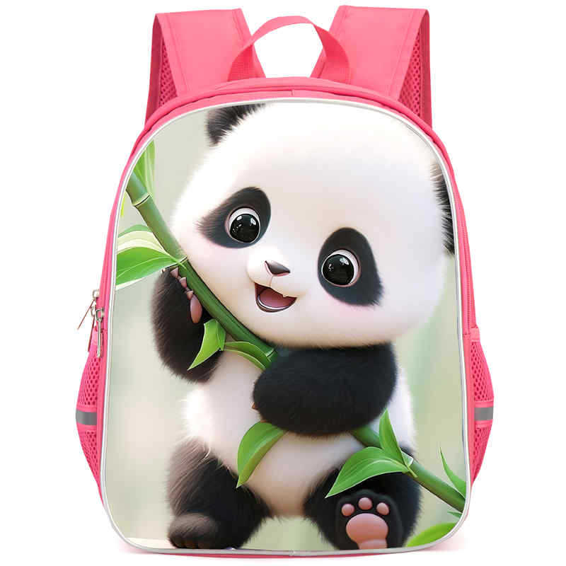 Panda Niedliche Schultasche Verschleißfest Großes Fassungsvermögen Wirbelsäulenschutz Und Anti-Buckel Schüler Party Must-Have Leichter Rucksack