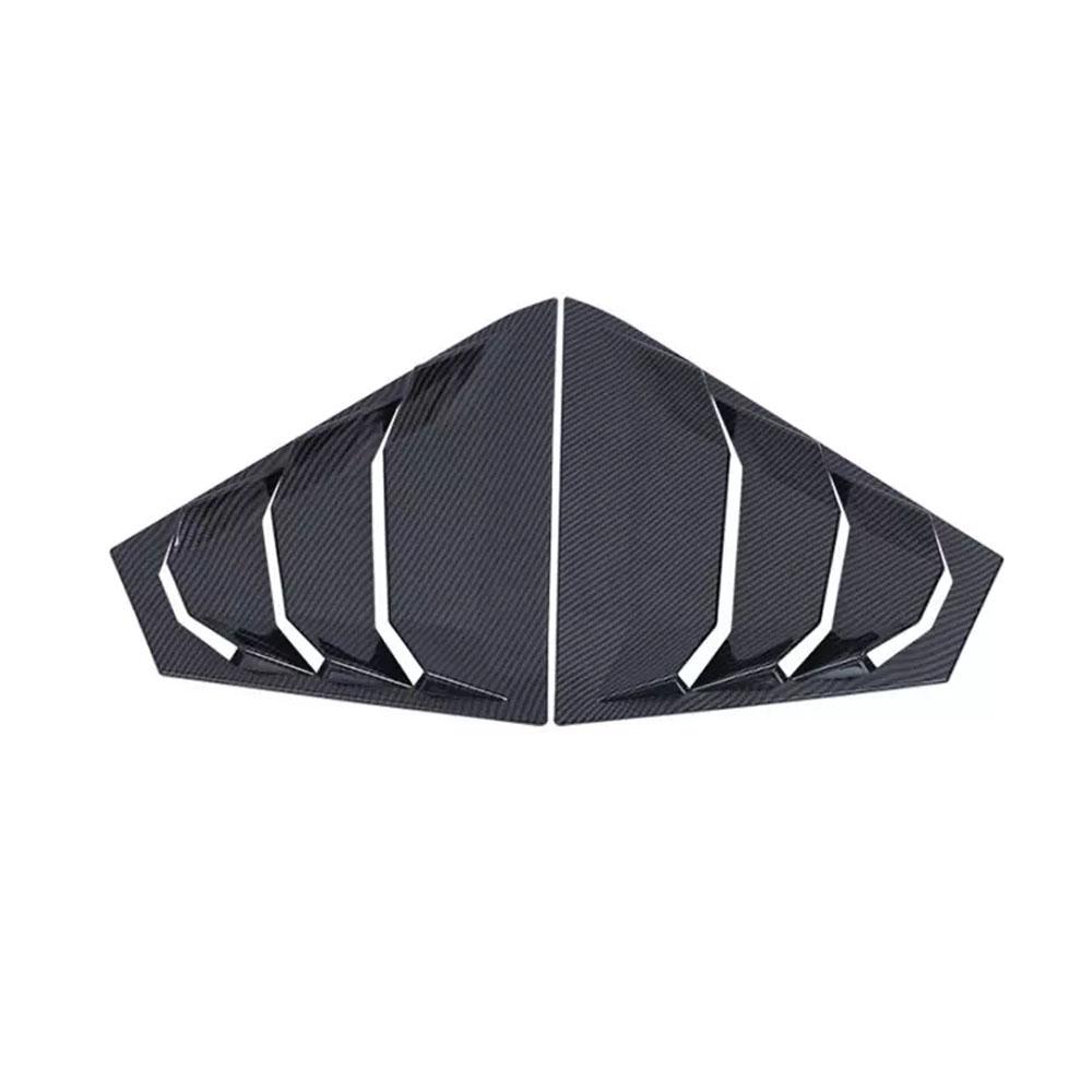 For Nissan Altima    Car Rear Louver Window Side Shutter Cover Trim Sticker Vent Scoop ABS Carbon Fiber Accessories