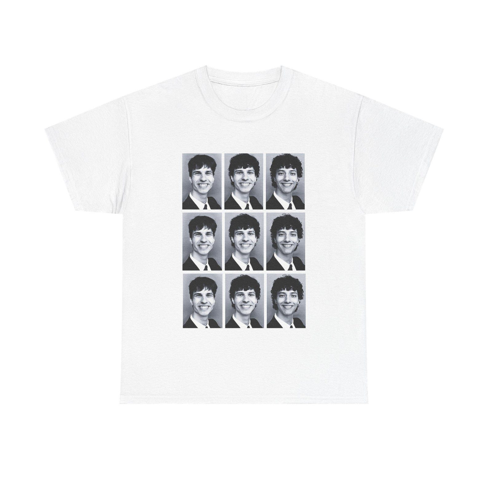 Slushy Noobz Hamzah and Martin Grid Graphic Tee S