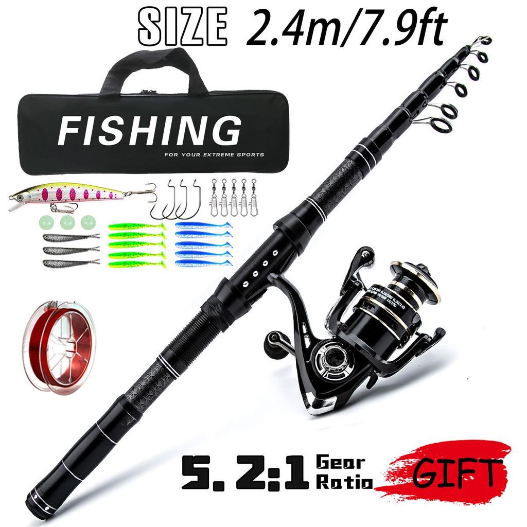 Carbon Sea Fishing Rod Set for Long Cast and Boat Fishing