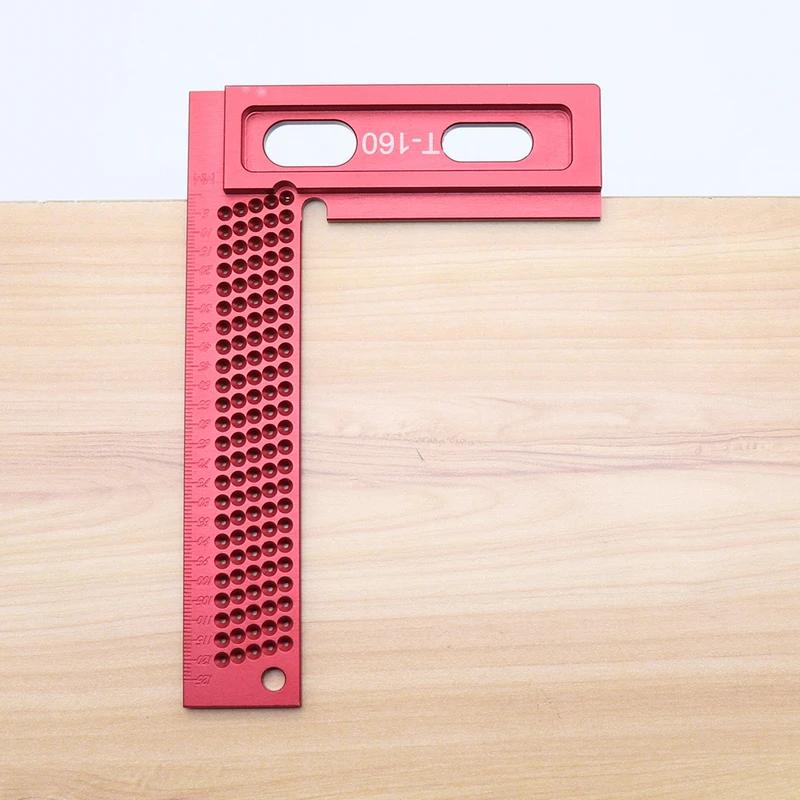 Woodworking Marking Ruler Right Angle L-shaped Ruler Woodworking Auxiliary Tool