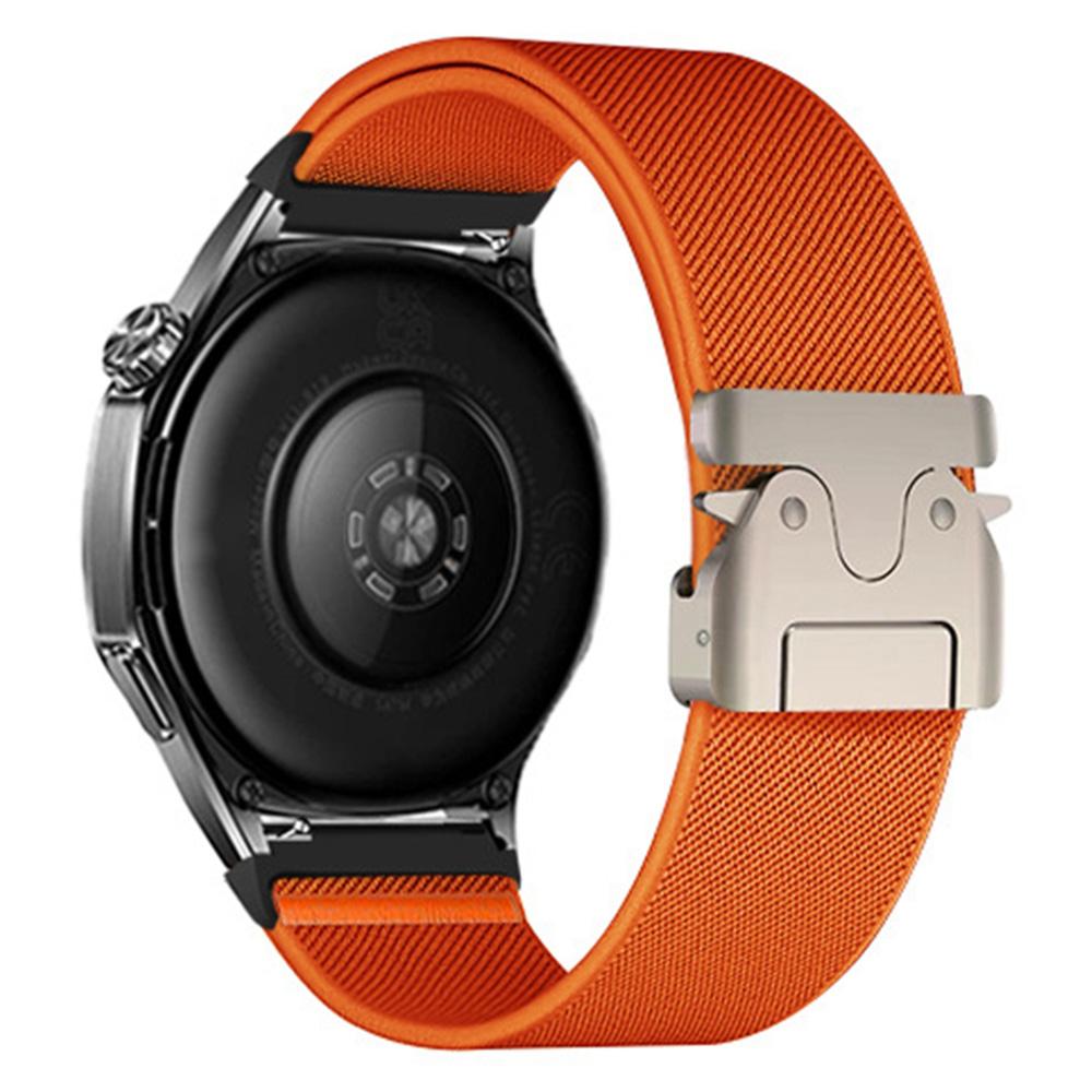 22mm Watch Band For Huawei Watch GT 5 Pro 46mm/GT 5 46mm/GT 4 46mm Elastic Nylon Braided Strap with Bull Head Umbrella Buckle