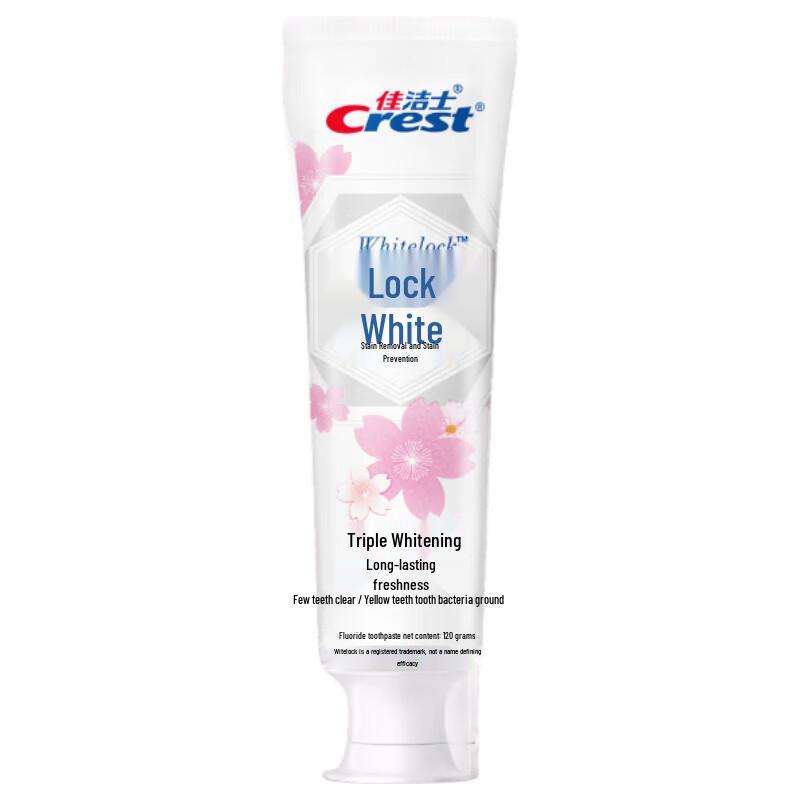 Crest Fresh Snow Cherry Dual-Color Whitening Toothpaste