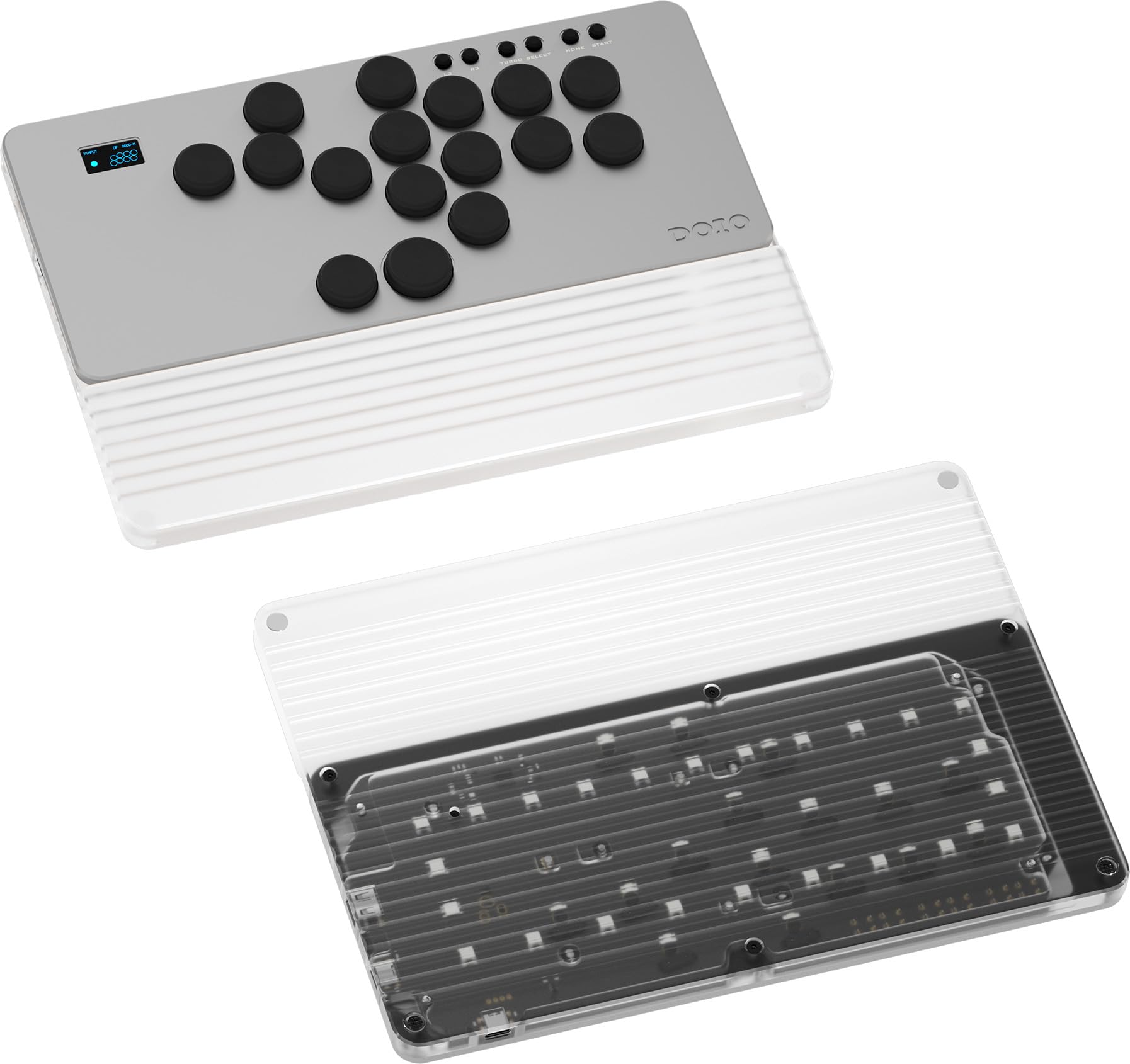 

DOIO Hitpad standard wrist Leverless arcade controller Compatible with Aluminum game controller RGB and hot swap compatible All compatible KIBU