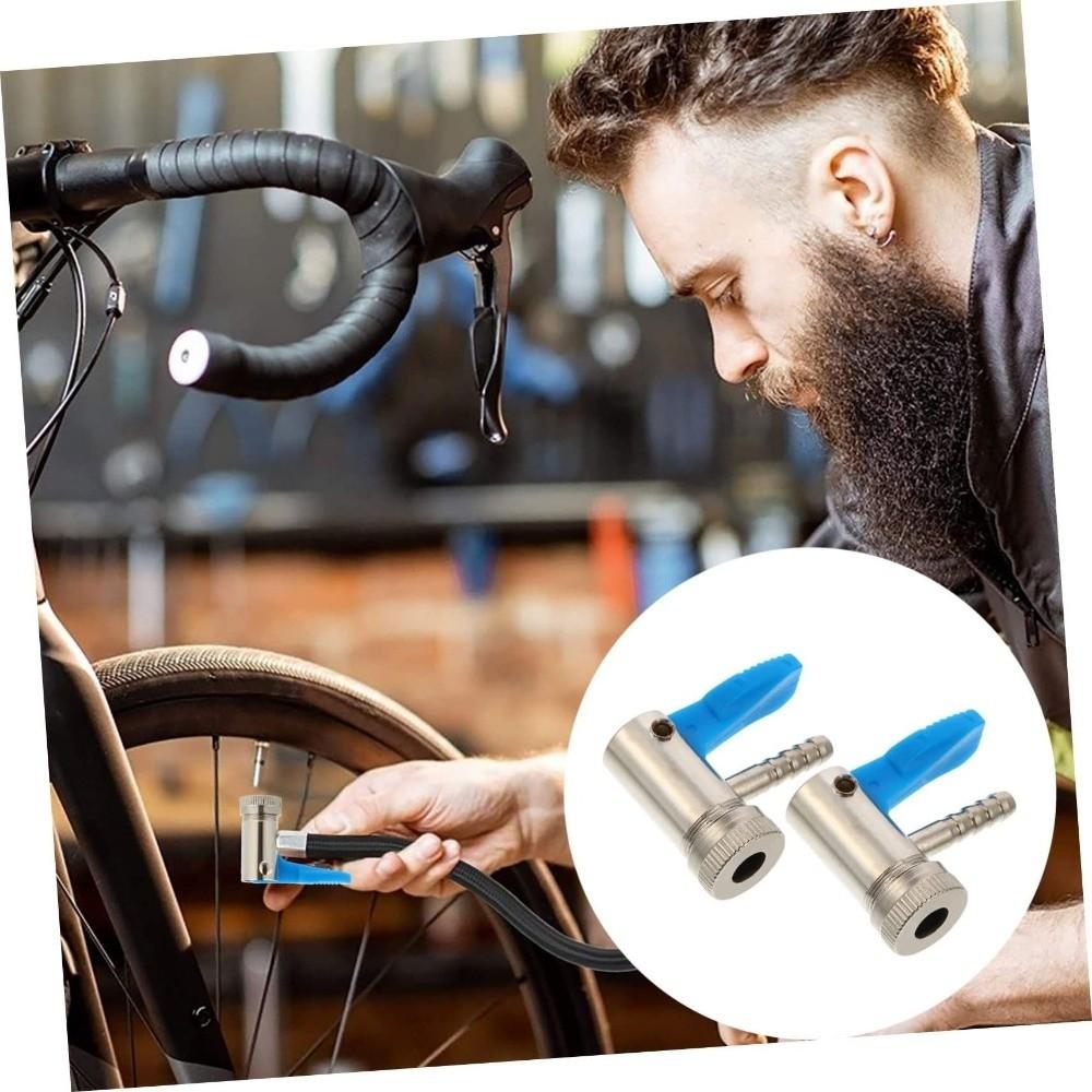 Corrosion-Resistant Clip on Chuck Copper&ABS Tire Air Chuck  Air Compressor