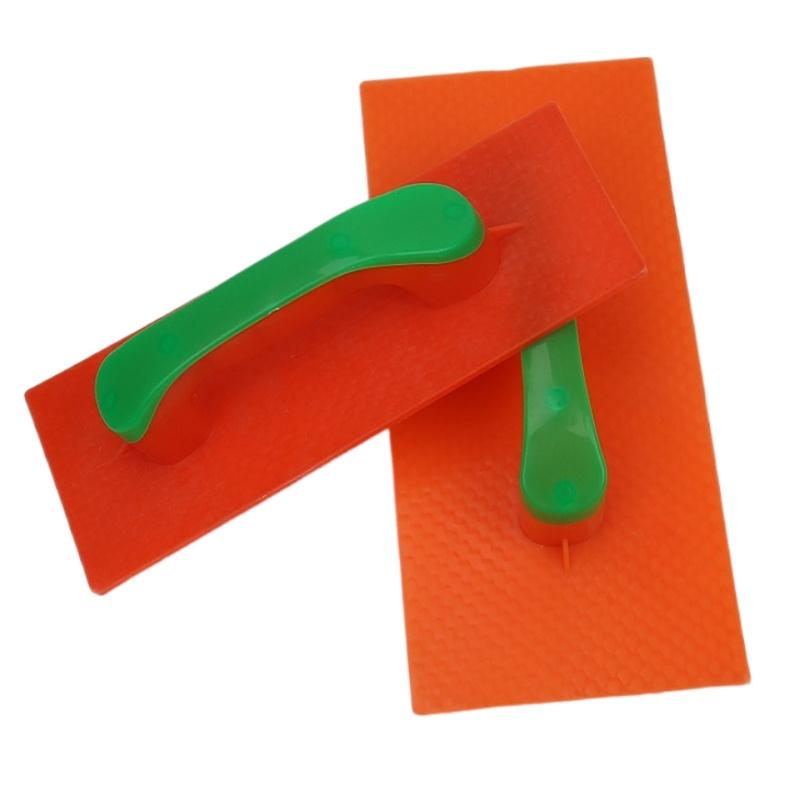 Innovative Home Improvement Plastic Rendering Texturing 14.5x31.5cm Flat-edged Plastering Trowel Wall Floor 11x27.8cm