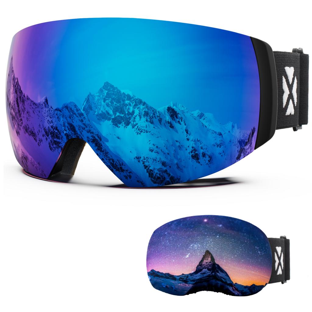 Juli Brand Professional Ski Goggles Double Layers Lens Anti-Fog Uv400 Skiing Glasses Snow Goggles Men Women Gift Cover M6